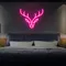 Abstract Deer Neon Sign - Custom Stickers Now
