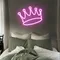 Majestic Pink Crown Neon Sign - Custom Stickers Now