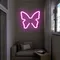 Flutter Pink Neon Sign - Custom Stickers Now