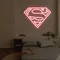 Superman Neon Sign - Custom Stickers Now