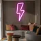 Pink Thunder Neon Sign - Custom Stickers Now