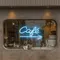 Cafe Window Neon Sign - Custom Stickers Now