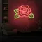 Rose Neon Sign - Custom Stickers Now