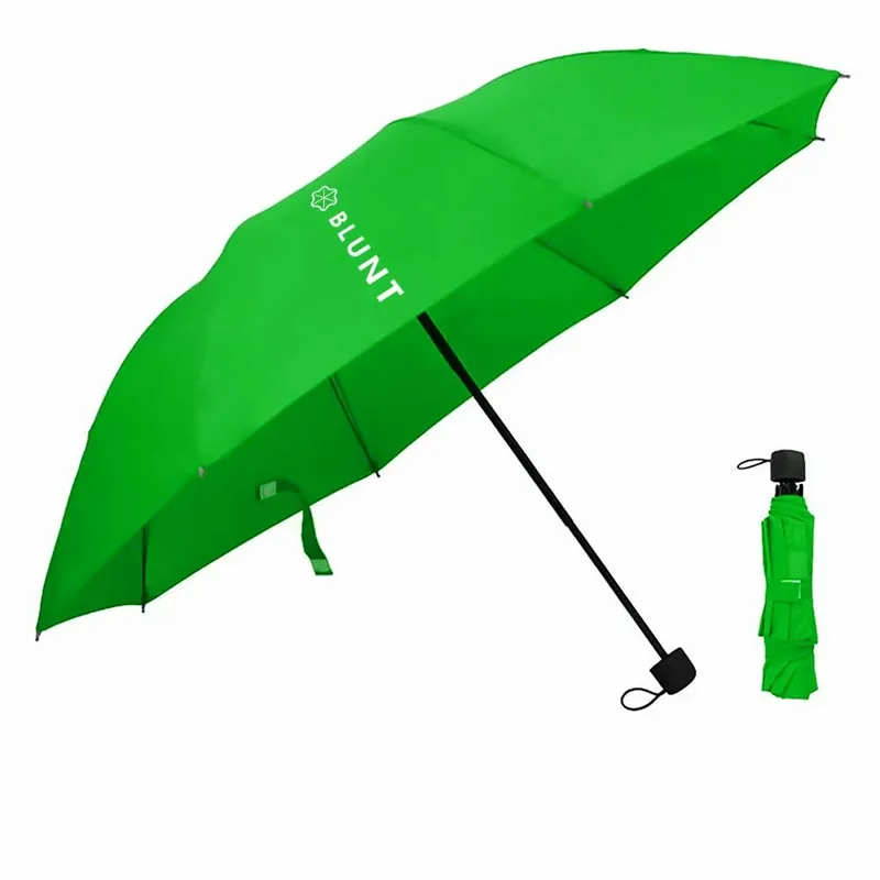 Compact Foldable Umbrella - 42 in Arc - Custom Stickers Now