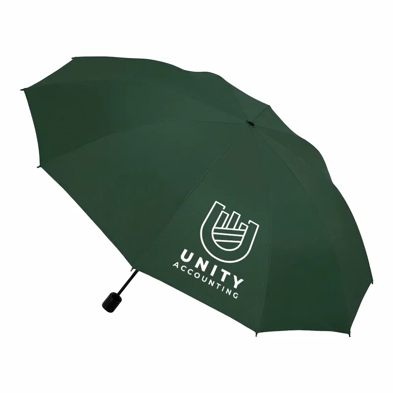 Auto Folding Umbrella - 42 In Arc - Custom Stickers Now