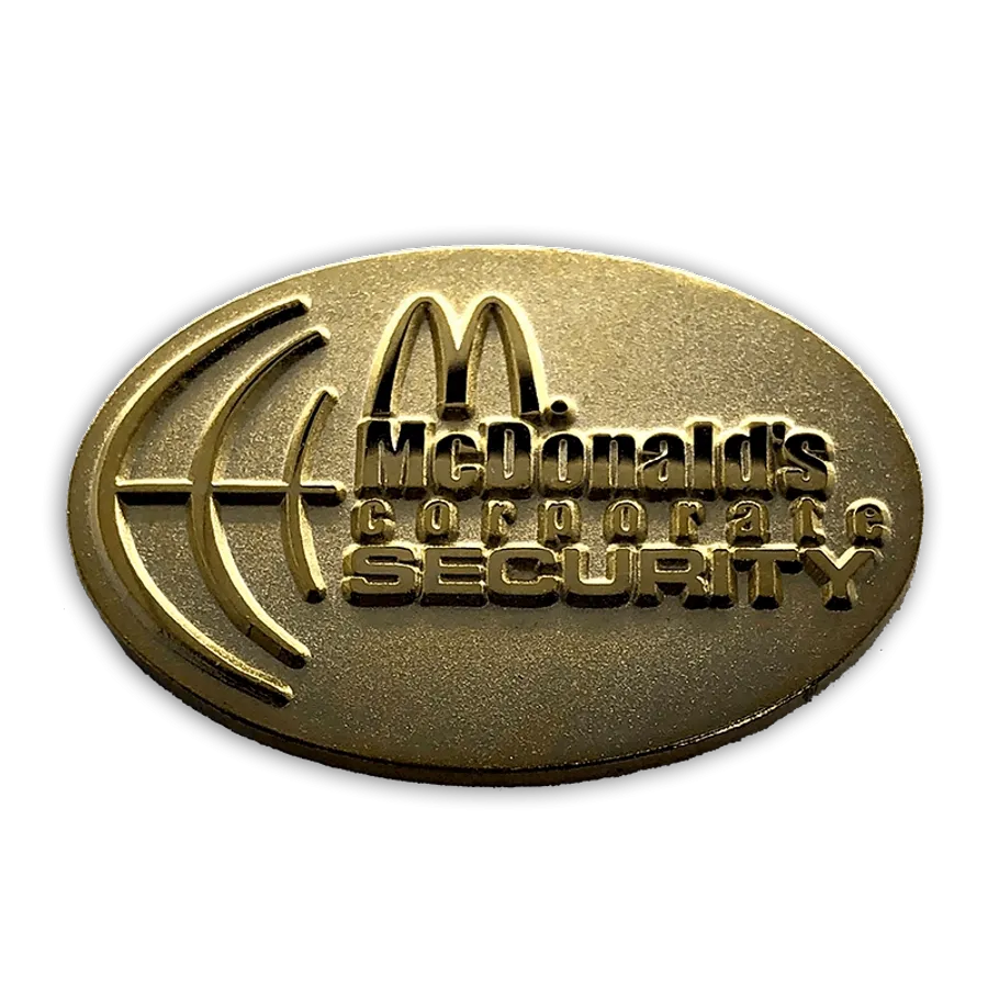 Die Struck Pin - Custom Stickers Now