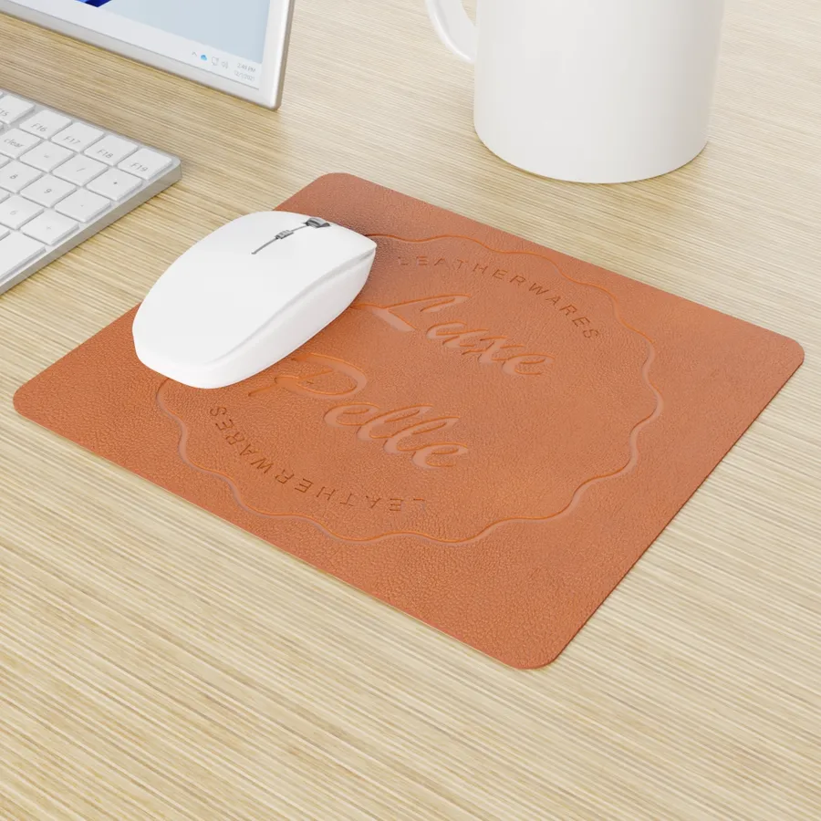 Custom Leather Mouse Pad - Custom Stickers Now