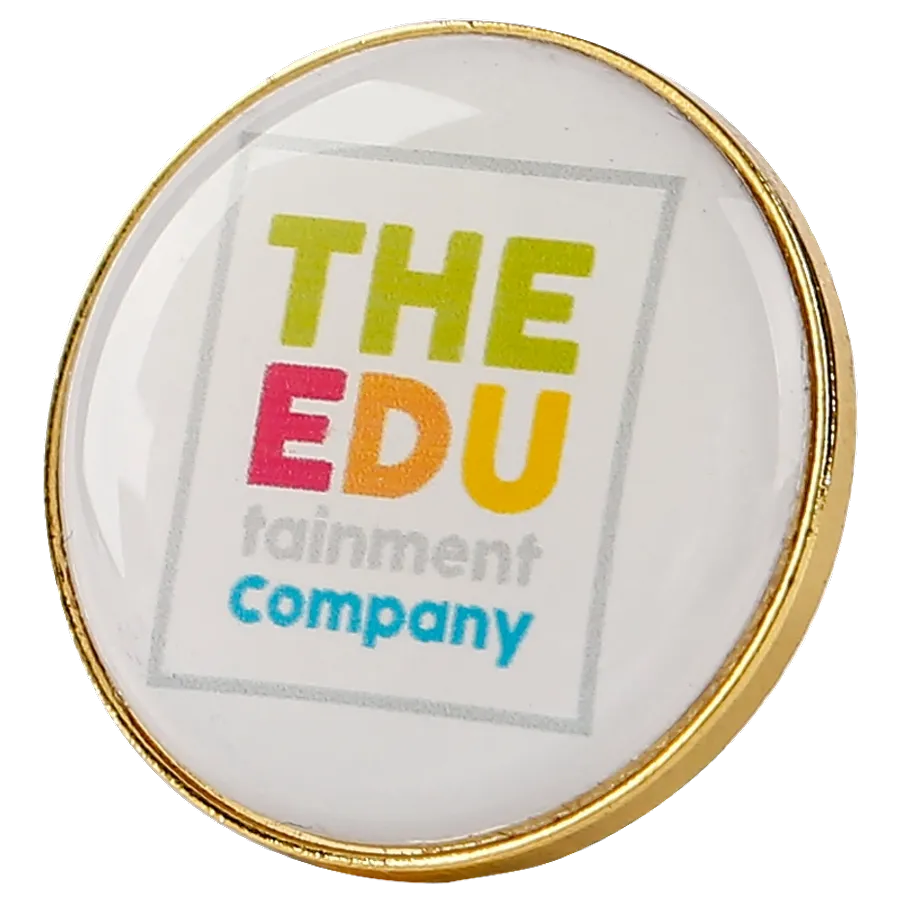 Epoxy Lapel Pin - Custom Stickers Now