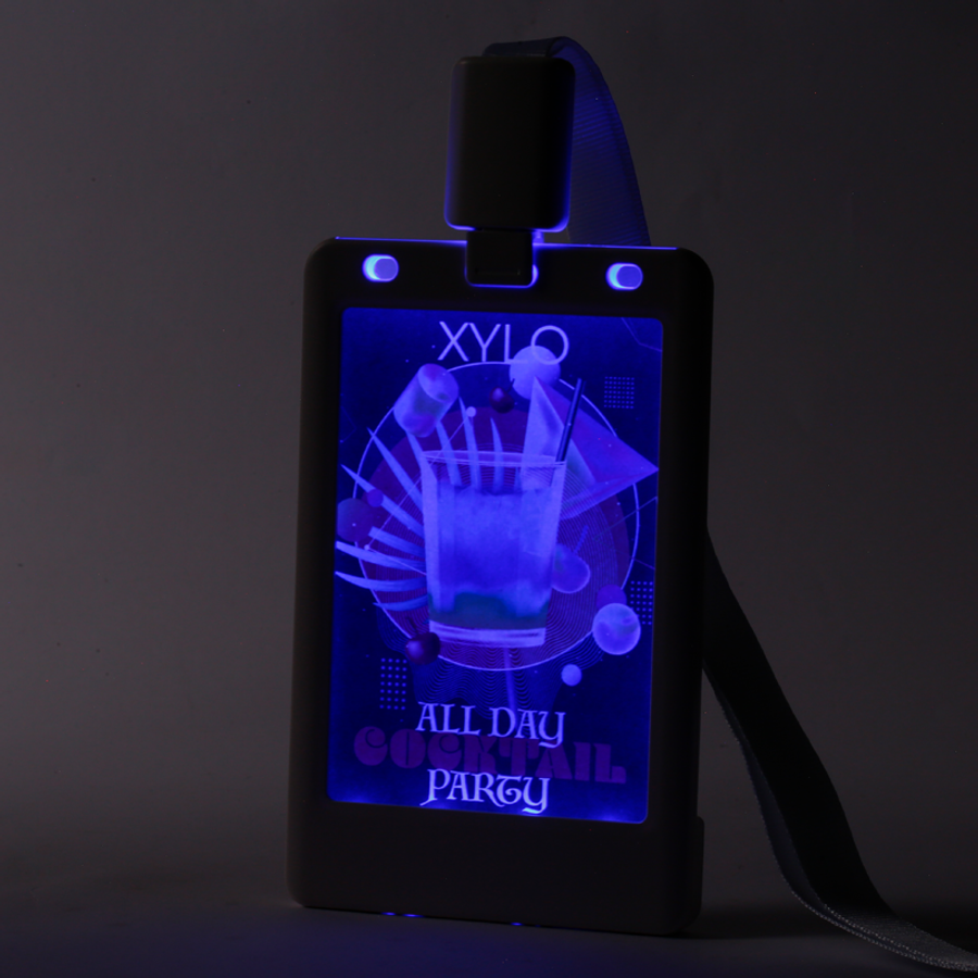 Glow Badge Holder - Custom Stickers Now