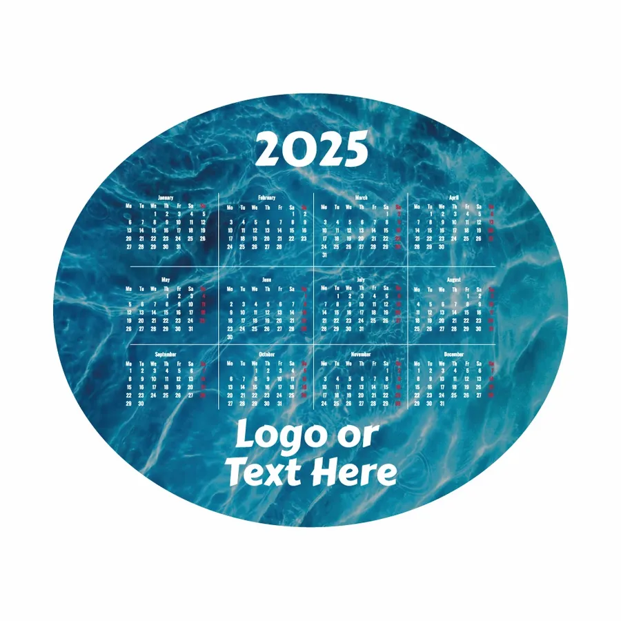 Nautical Calendar Mouse Pad - Custom Stickers Now