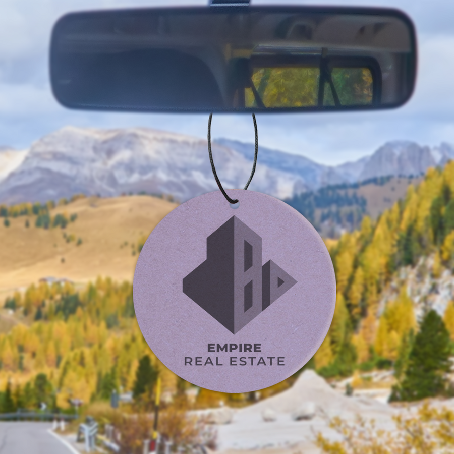 Eco Kraft Paper Air Freshener - Custom Stickers Now