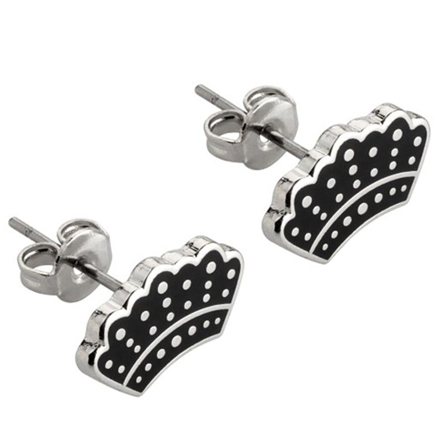 Hard Enamel Metal Earrings - Custom Stickers Now