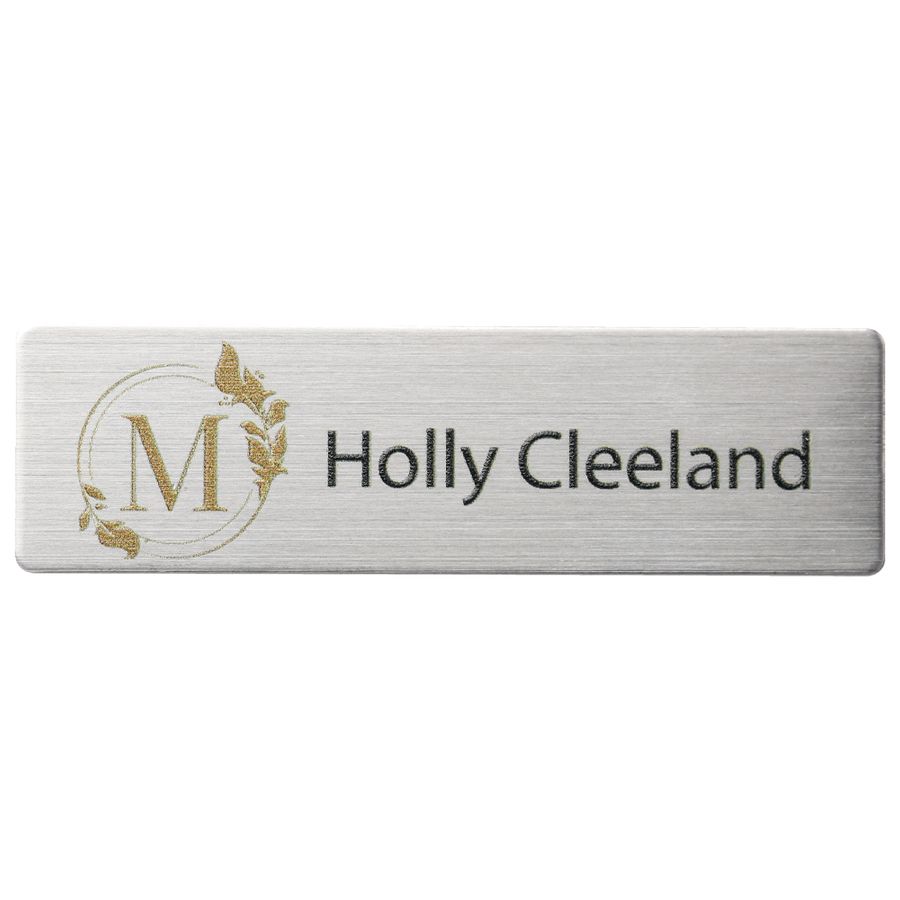 UV Printed Name Badges - Custom Stickers Now