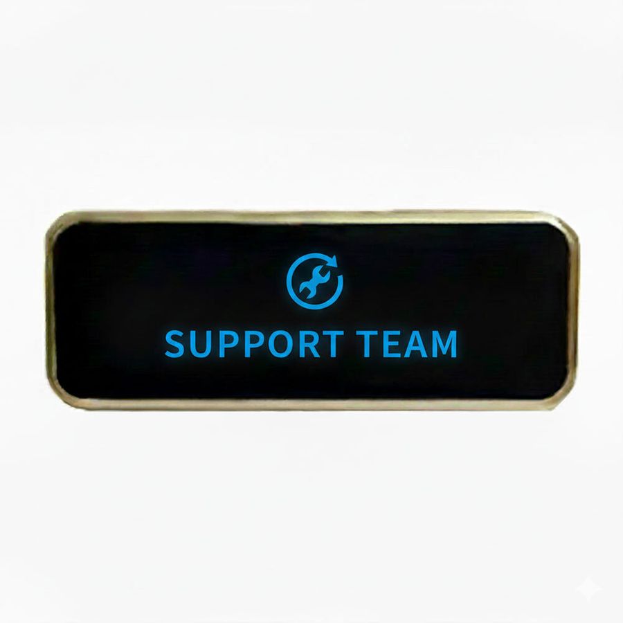 LED Name Badges - Custom Stickers Now