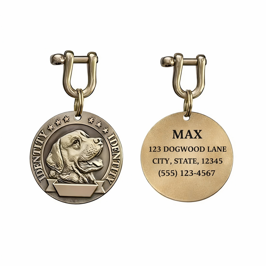 Copper Dog Tags - Custom Stickers Now