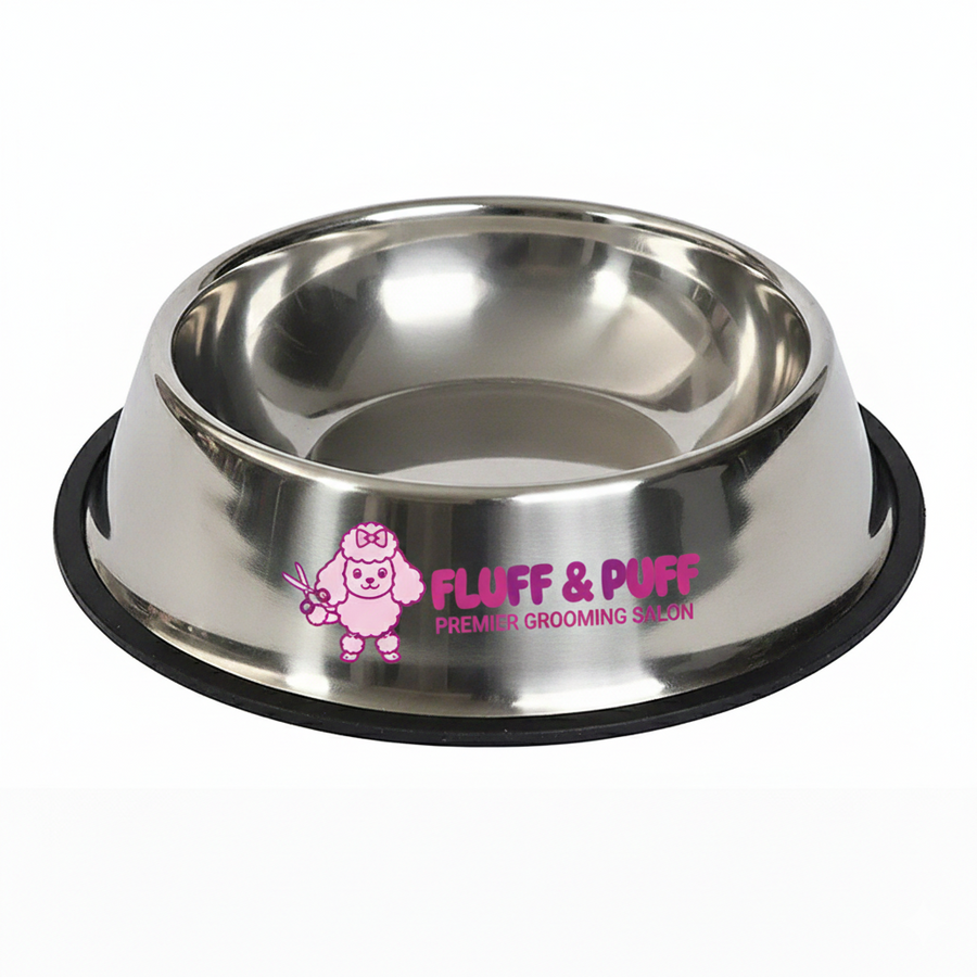 Stainless Steel Bowls - Custom Stickers Now