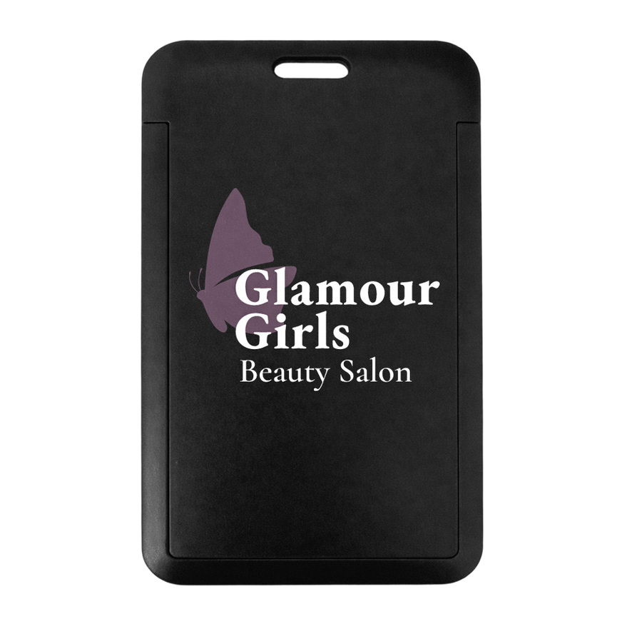 Full Color Printed Plastic Holder - Custom Stickers Now