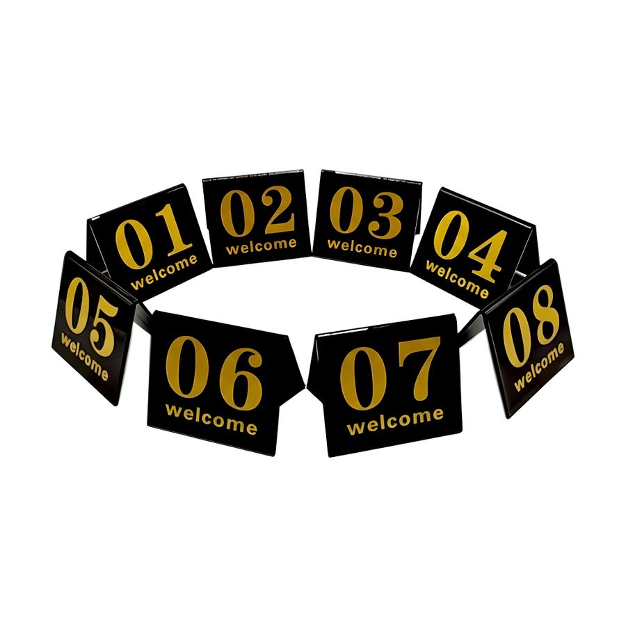 Tent Table Numbers - Custom Stickers Now