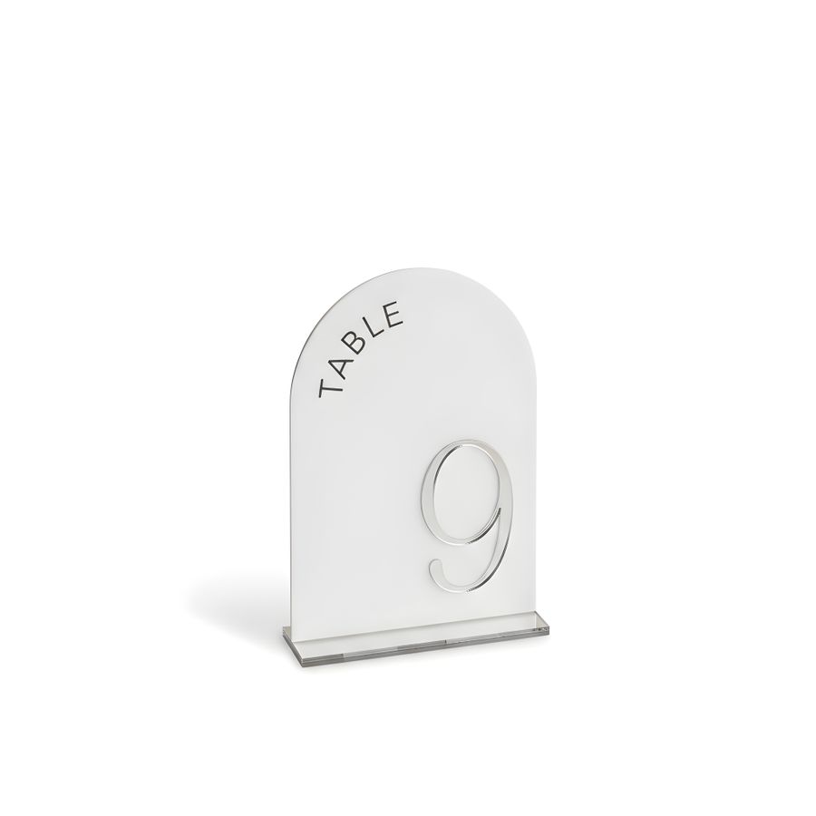 Metallic Table Numbers - Custom Stickers Now