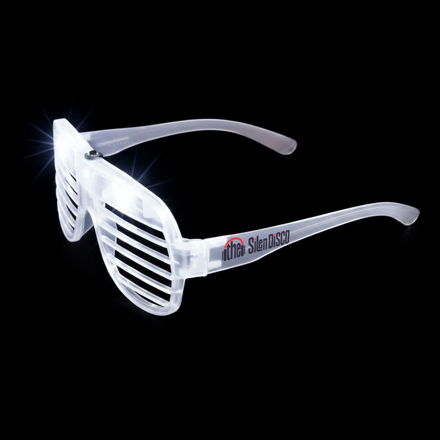 Light-Up LED Slotted Glasses - Custom Stickers Now