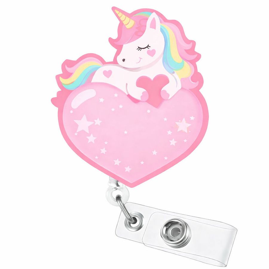 Custom Shape Acrylic Badge Reel - Custom Stickers Now