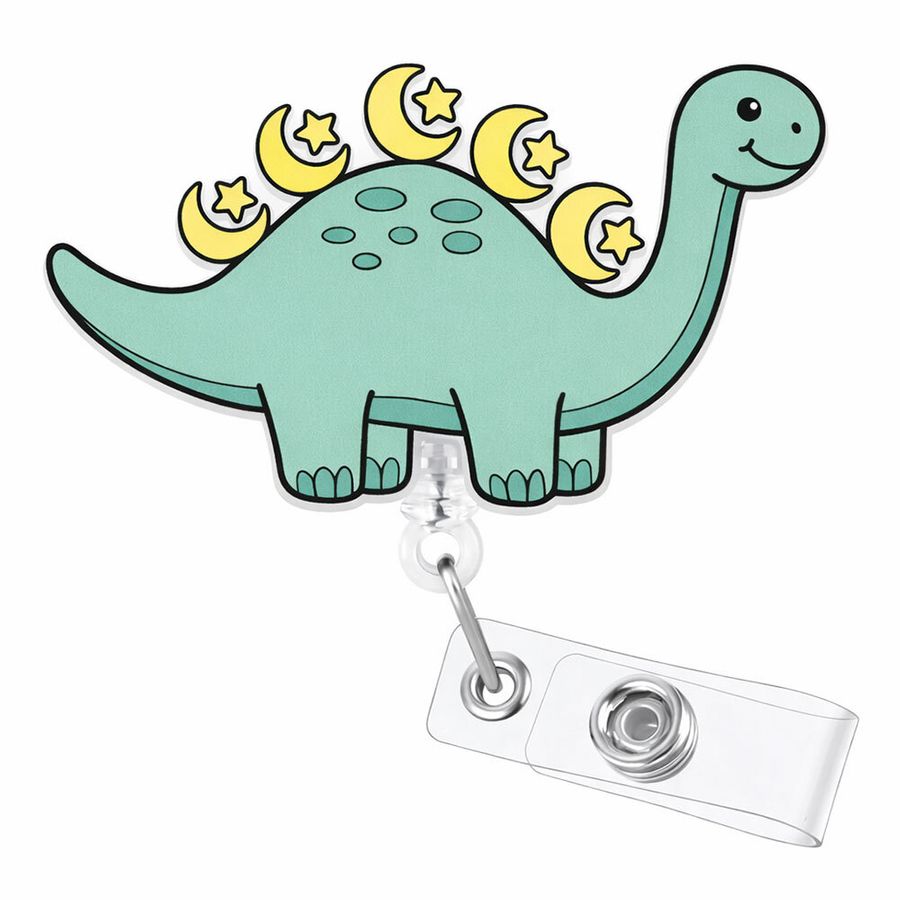 Custom Shape Acrylic Badge Reel - Custom Stickers Now