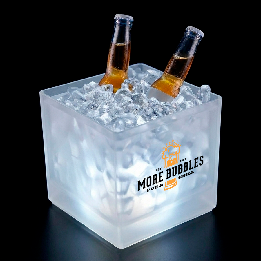 LED Frosted Drink Cubes - Custom Stickers Now