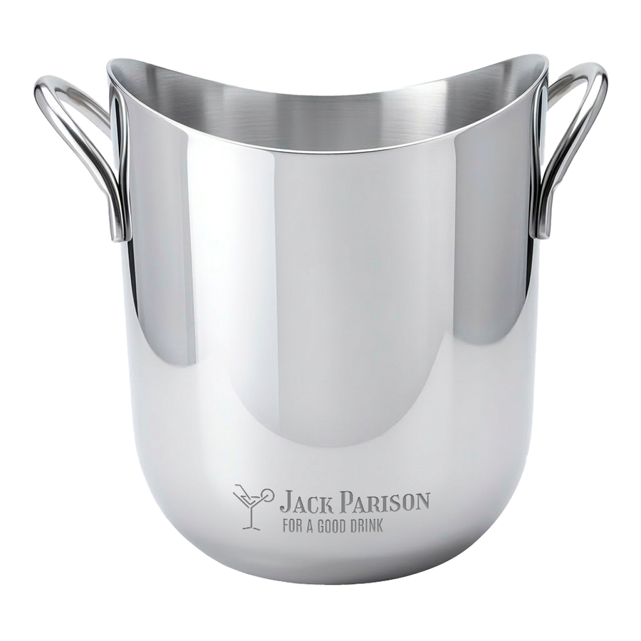 Stainless Steel Party Buckets - Custom Stickers Now