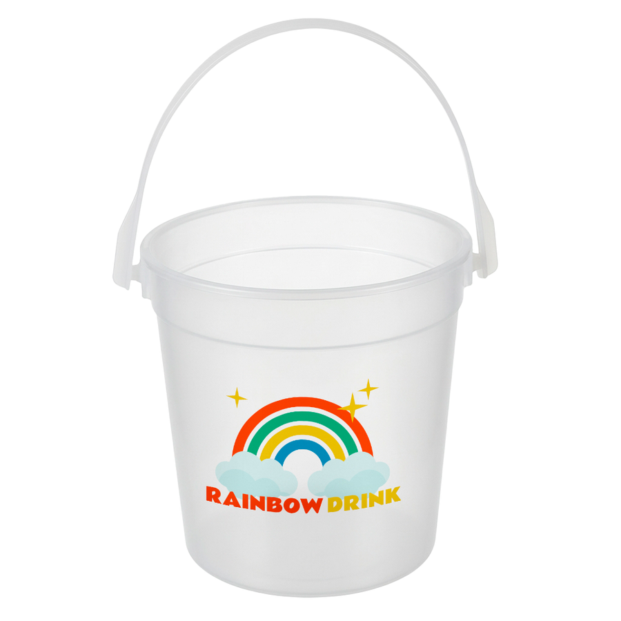 Colored Drink Buckets - Custom Stickers Now