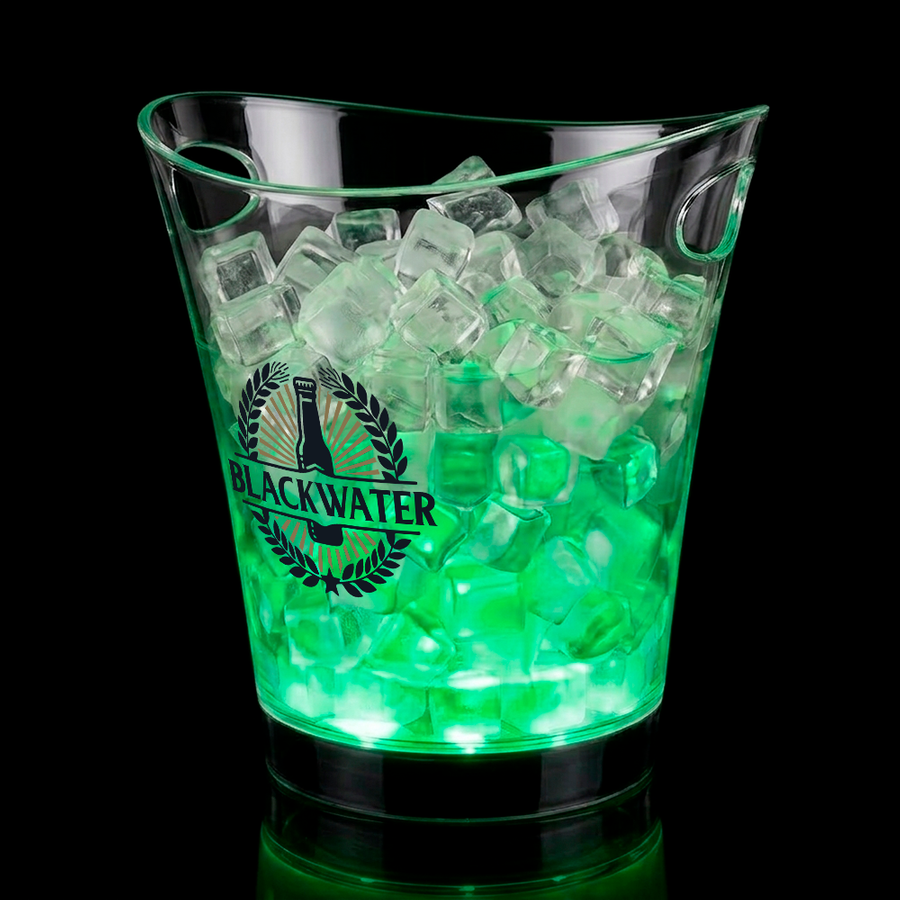 Classic Light-Up Drink Buckets - Custom Stickers Now