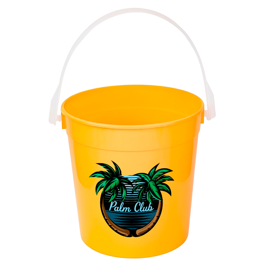 Colored Drink Buckets - Custom Stickers Now