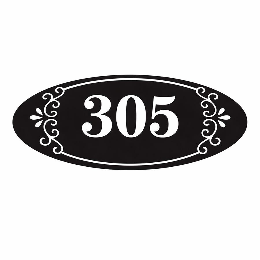 Bespoke Door Number Plates - Custom Stickers Now