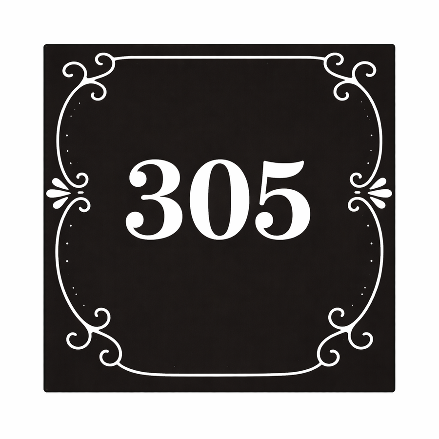 Bespoke Door Number Plates - Custom Stickers Now