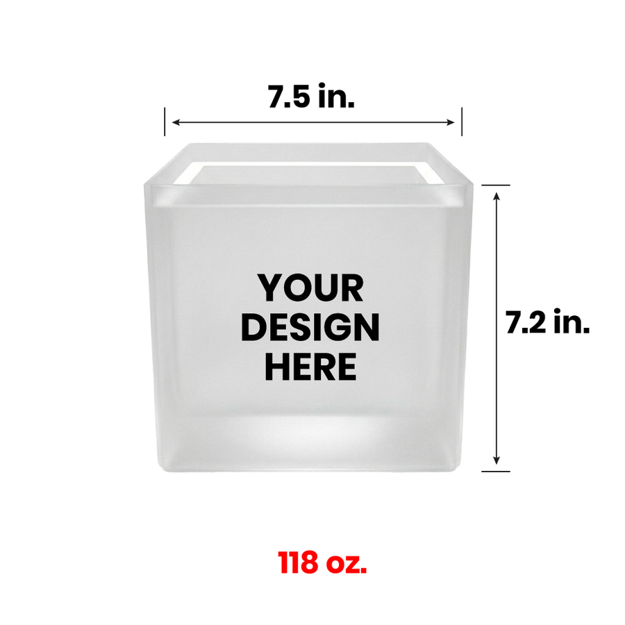 LED Frosted Drink Cubes - Custom Stickers Now