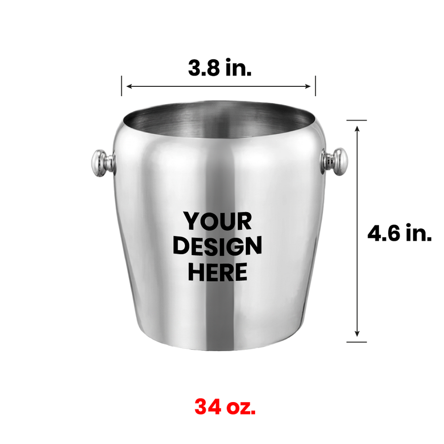 Stainless Steel Champagne Barrels - Custom Stickers Now