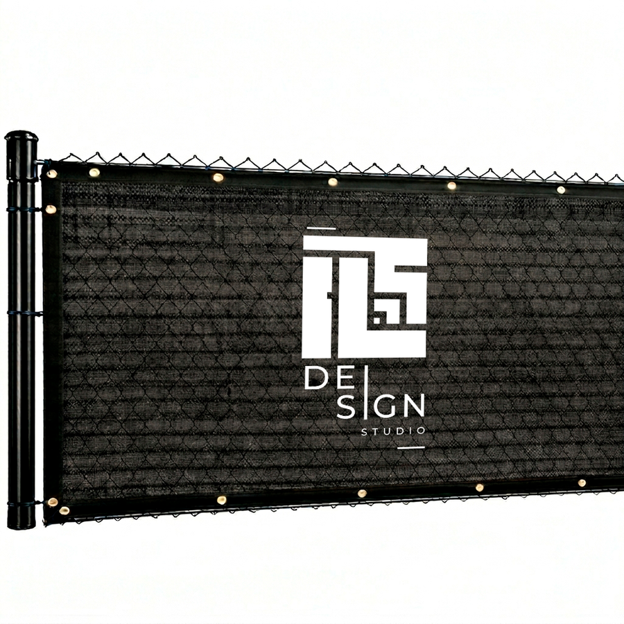 Custom 85% Blockage Fence Screen - Custom Stickers Now