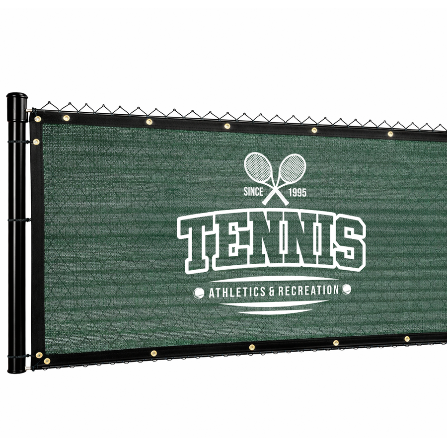 Custom 90% Blockage Fence Screen - Custom Stickers Now