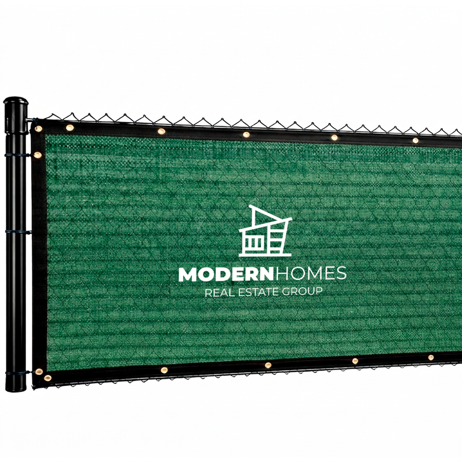 Custom 85% Blockage Fence Screen - Custom Stickers Now