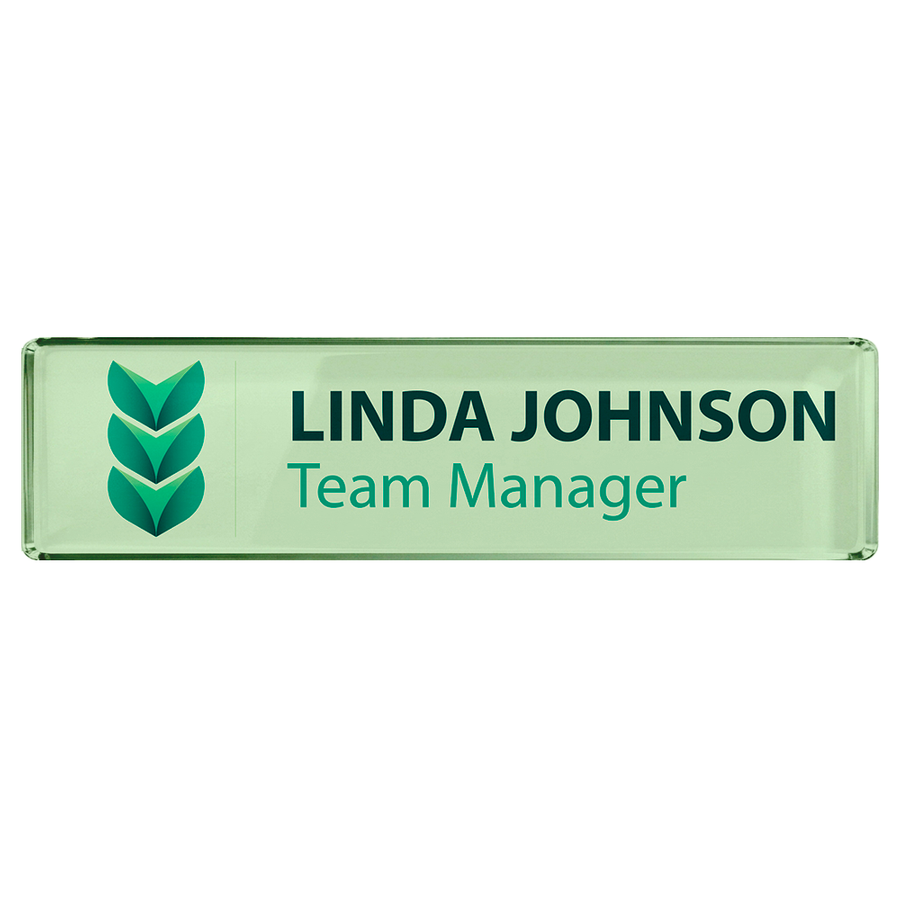 Acrylic Desktop Name Badges - Custom Stickers Now