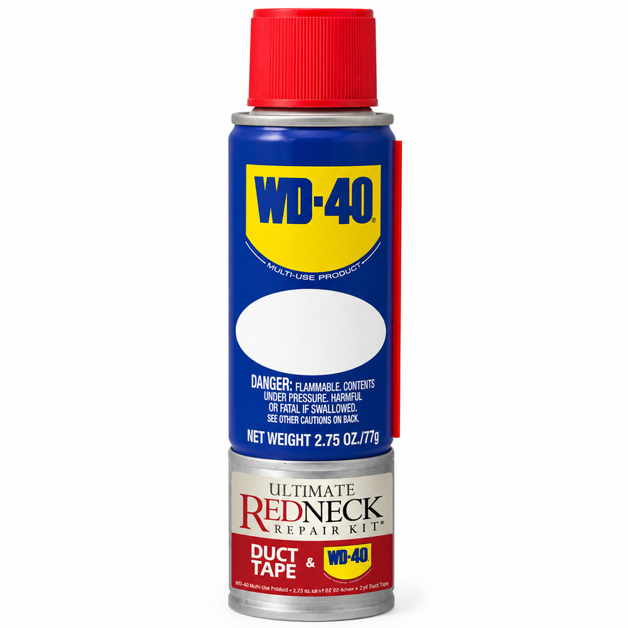 Ultimate Fix-All Kits, WD-40 2.75 oz Handy Cans and 6 yards of Duct Tapes - Custom Stickers Now