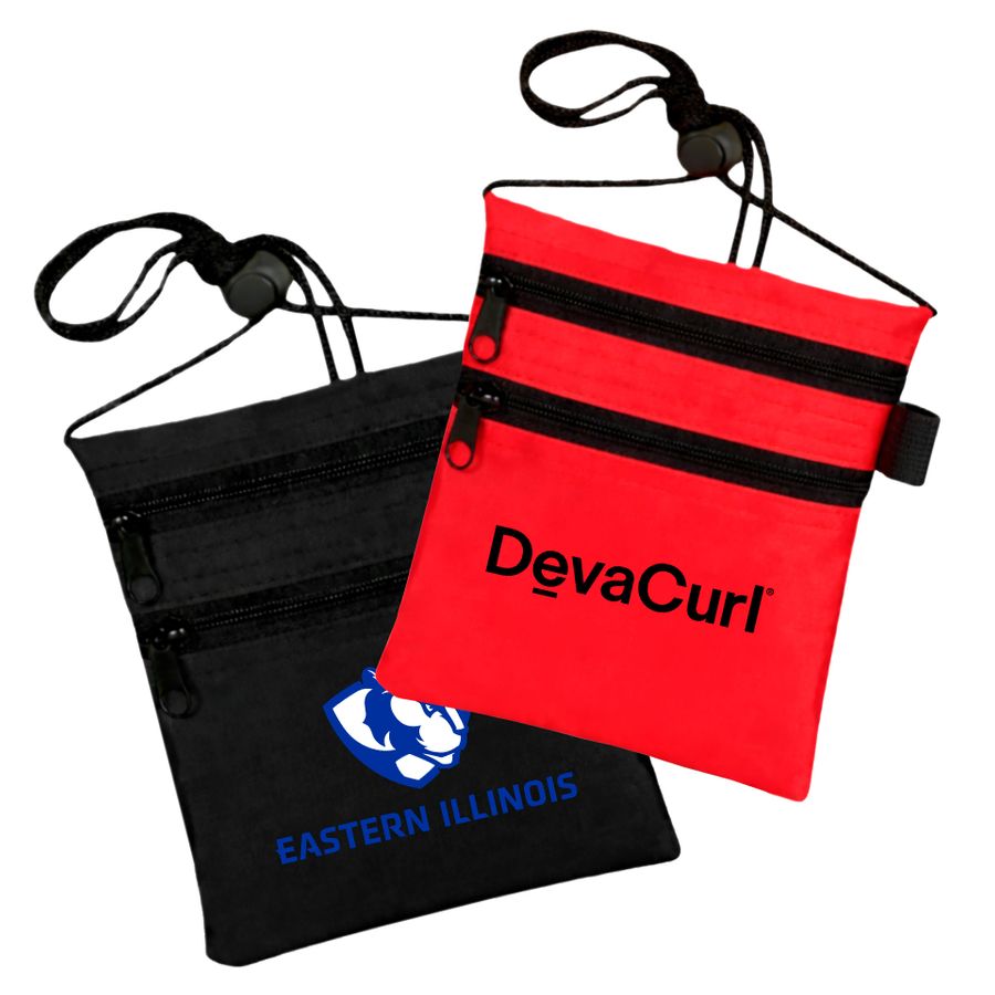 DualZip Neck Wallets - Custom Stickers Now