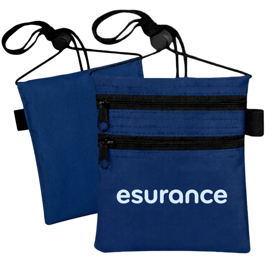 DualZip Neck Wallets - Custom Stickers Now