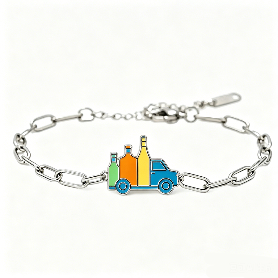 Hard Enamel Charm Bracelets - Custom Stickers Now