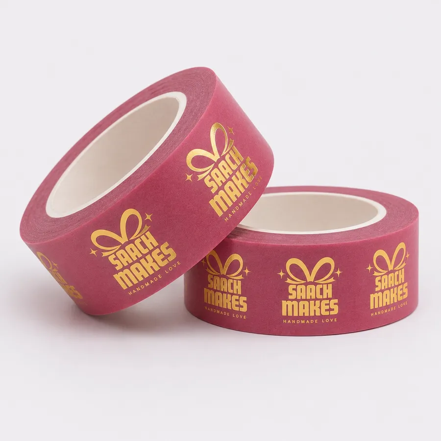 Foil Stamped Washi Tapes - Custom Stickers Now
