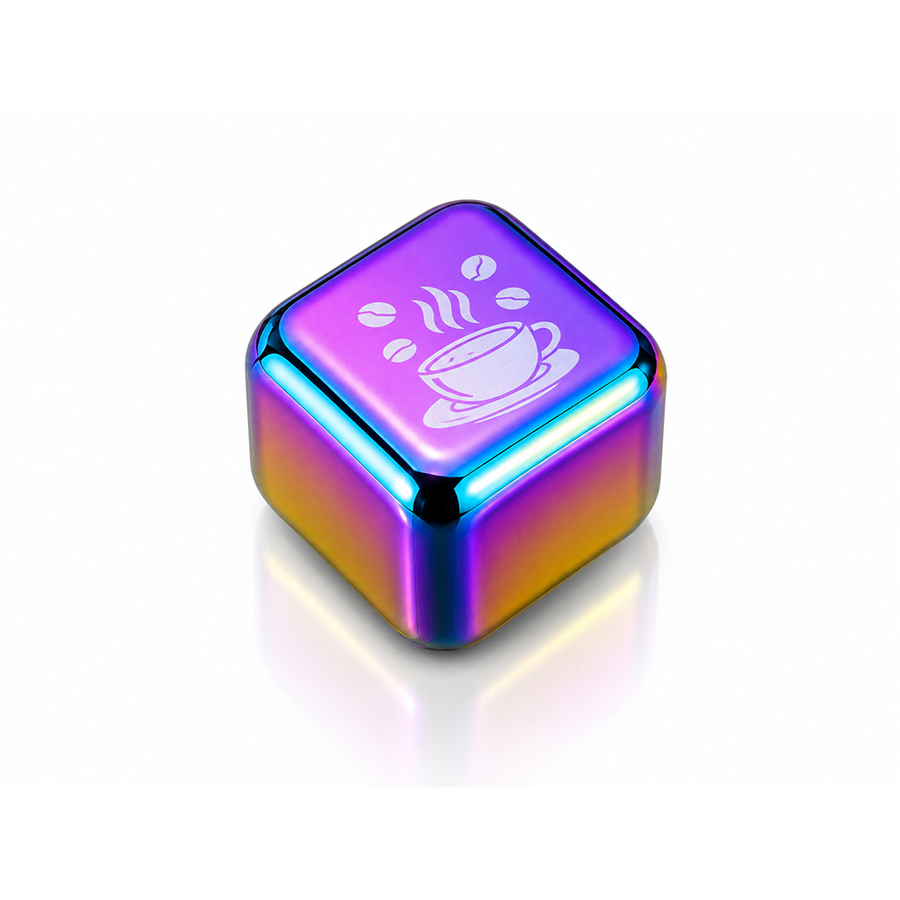 Rainbow Stainless Steel Ice Cubes - Custom Stickers Now