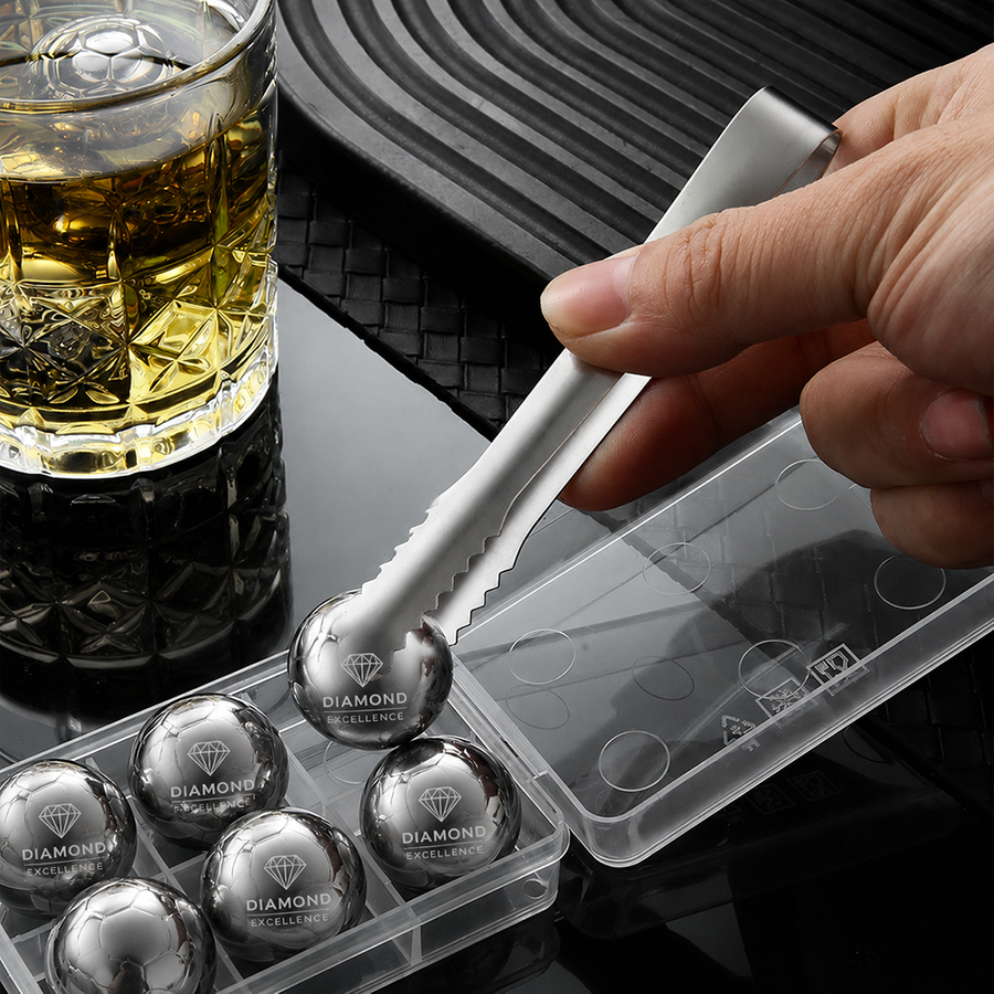 Soccer Ball Stainless Steel Ice Cubes - Custom Stickers Now