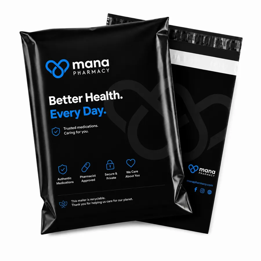 Compostable Poly Mailers - Custom Stickers Now