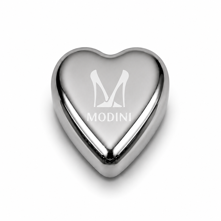 Heart-Shaped Stainless Steel Ice Cubes - Custom Stickers Now