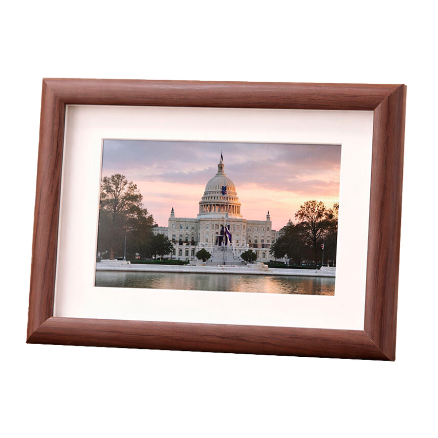 Wooden Desktop Photo Frames - Custom Stickers Now