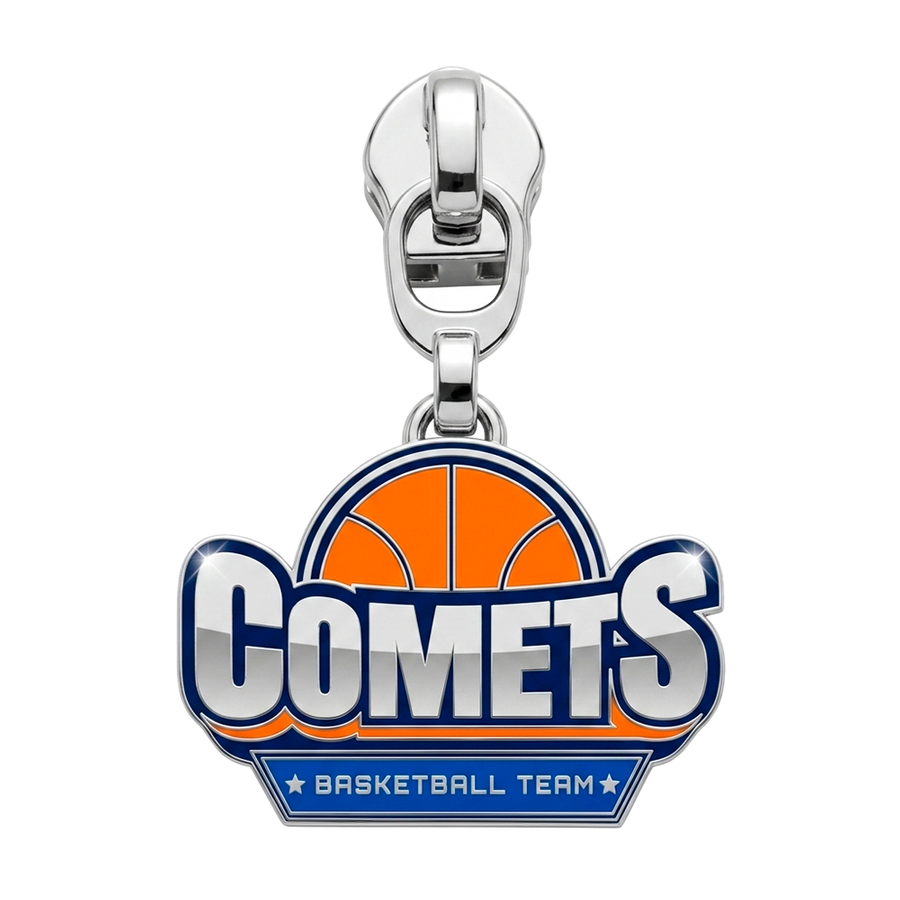 Hard Enamel Metal Zipper Pullers - Custom Stickers Now